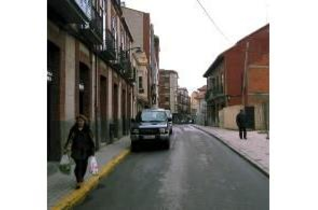 La calle García Prieto en una imagen tomada ayer