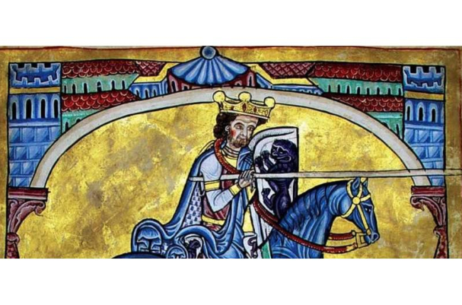 Imagen del rey Alfonso IX facilitada por UPL. DL