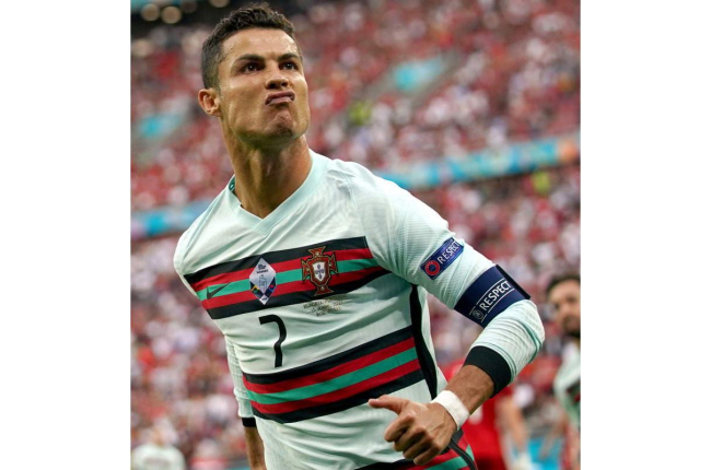 Cristiano Ronaldo volvió a ser decisivo para Portugal. HUGO DELGADO