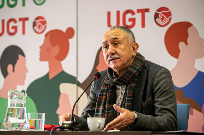 El líder de UGT en España, Pepe Álvarez. J. P. GANDUL