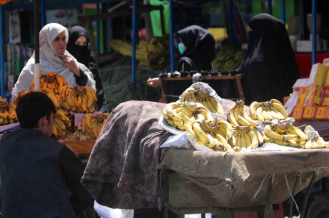 Uno de los mercados de alimentos de Kabul. AKHTER GULFAM