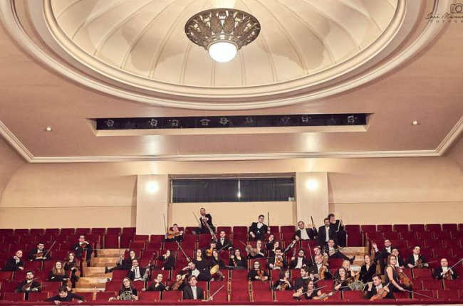 Imagen de la orquesta facilitada por la dirección del teatro ponferradino. DL