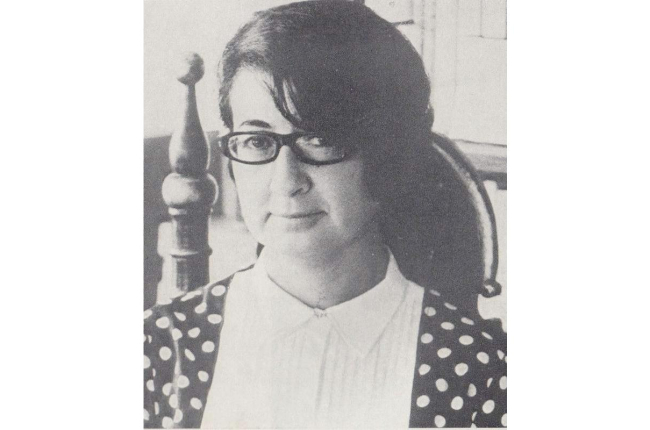 La escritora Concha Alós, en una imagen de juventud