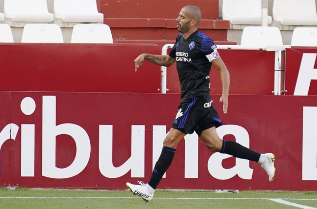 Yuri se estrenó en la presenta campaña con su gol en Albacete. ALBA LÓPEZ
