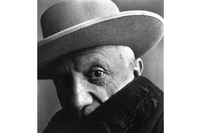 El genio malagueño, Pablo Picasso, retratado por Irving Penn.