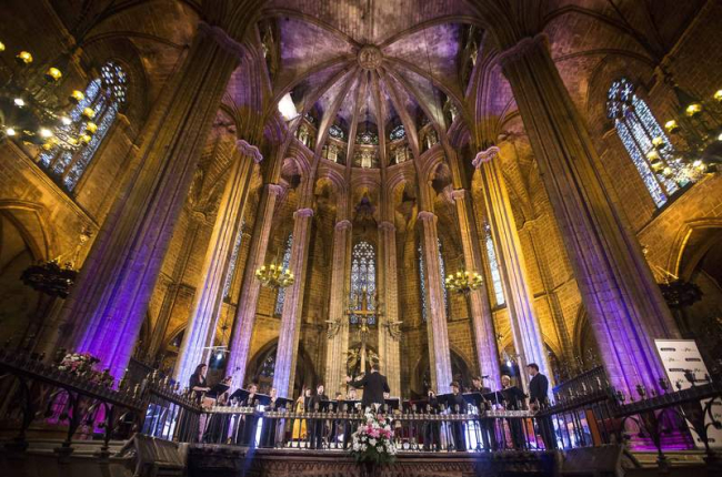 La Grande Chapelle, durante una actuación en Barcelona. DL