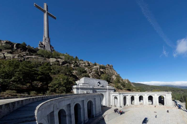 El Valle de los Caídos cuando Franco fue exhumado. EMILIO NARANJO