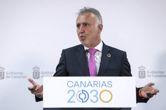 Ángel Víctor Torres, presidente de Canarias. ÁNGEL MEDINA