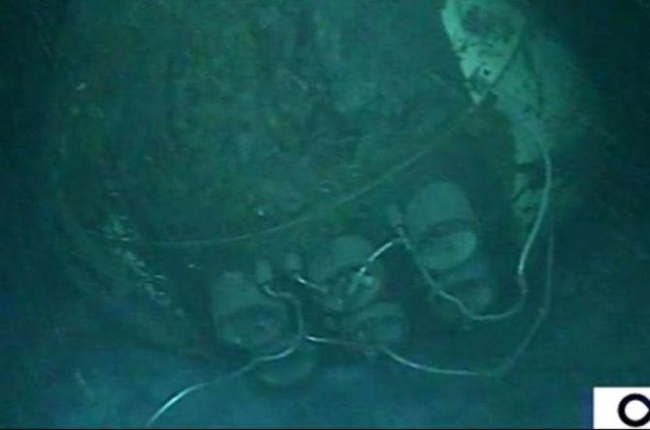 Restos del submarino ARA San Juan.