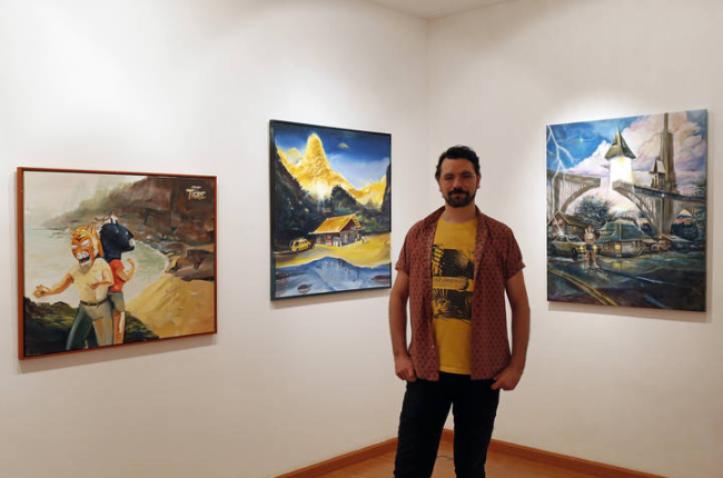 Jonathan Notario reside actualmente en León aunque ha vivido más de una década en Madrid tras sus estudios de Bellas Artes en Salamanca. FERNANDO OTERO PERANDONES