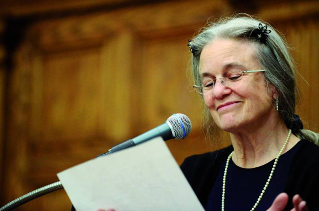 La escritora norteamericana Sharol Olds, que en diciembre recibirá en León el Premio Leteo.