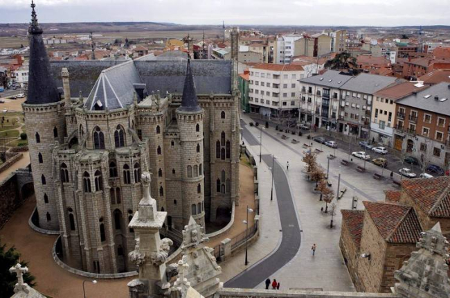 Vista aérea de Astorga