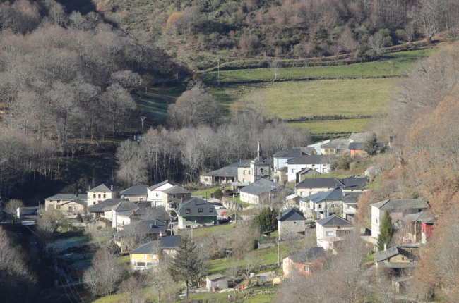 Vista general de la localidad de Barjas, cabecera del municipio, en una imagen reciente. L. DE LA MATA