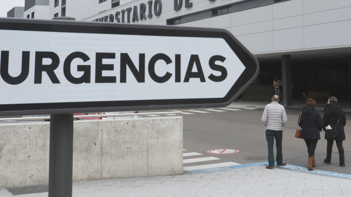 El varón estaba ingresado en el Hospital de Salamanca.