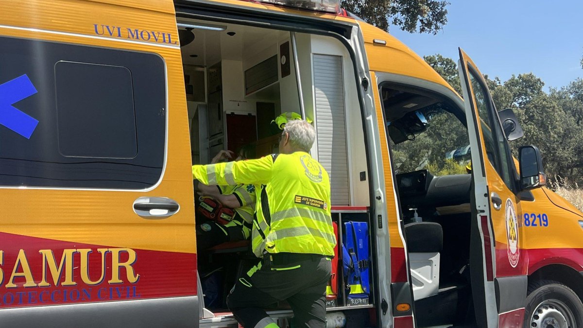 Ambulancia del Samur Madrid.