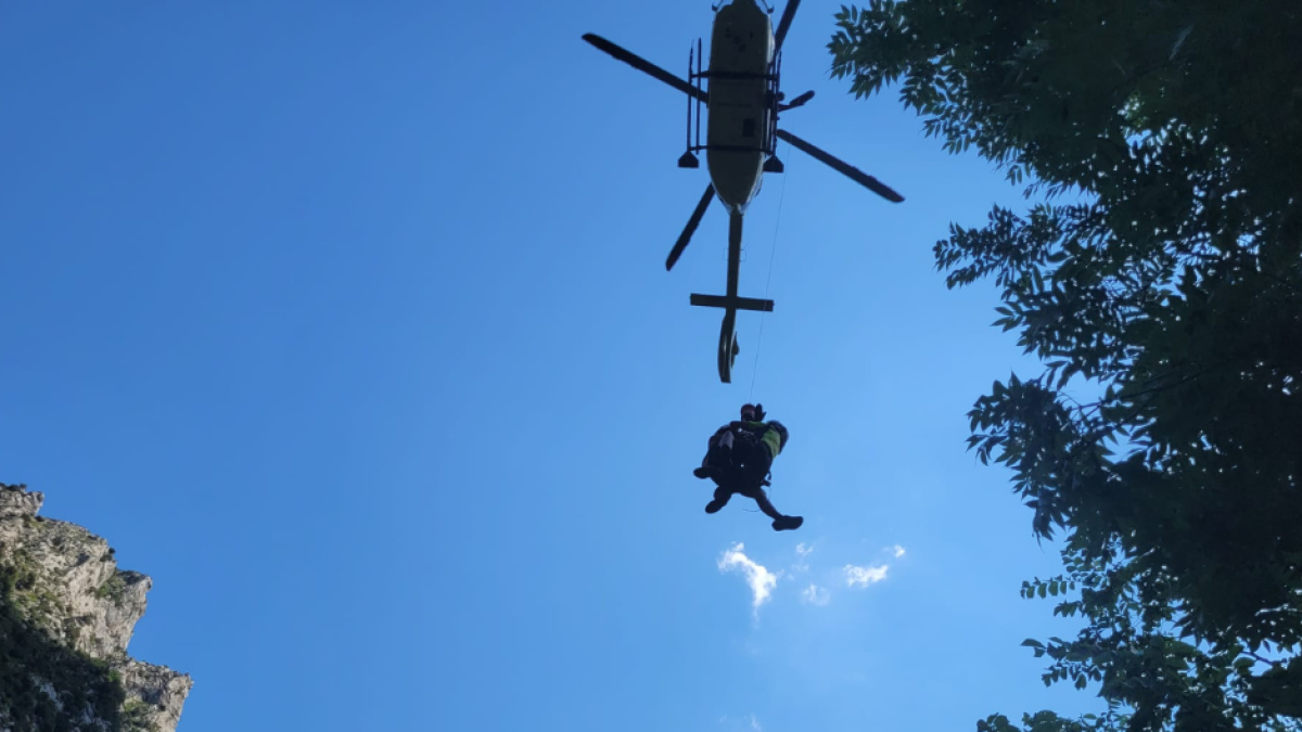 Fotografía del rescate.