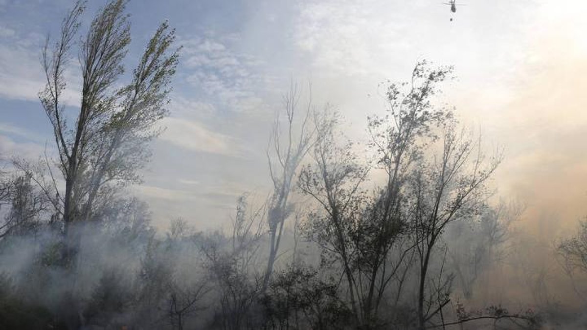 Imagen de archivo de un incendio