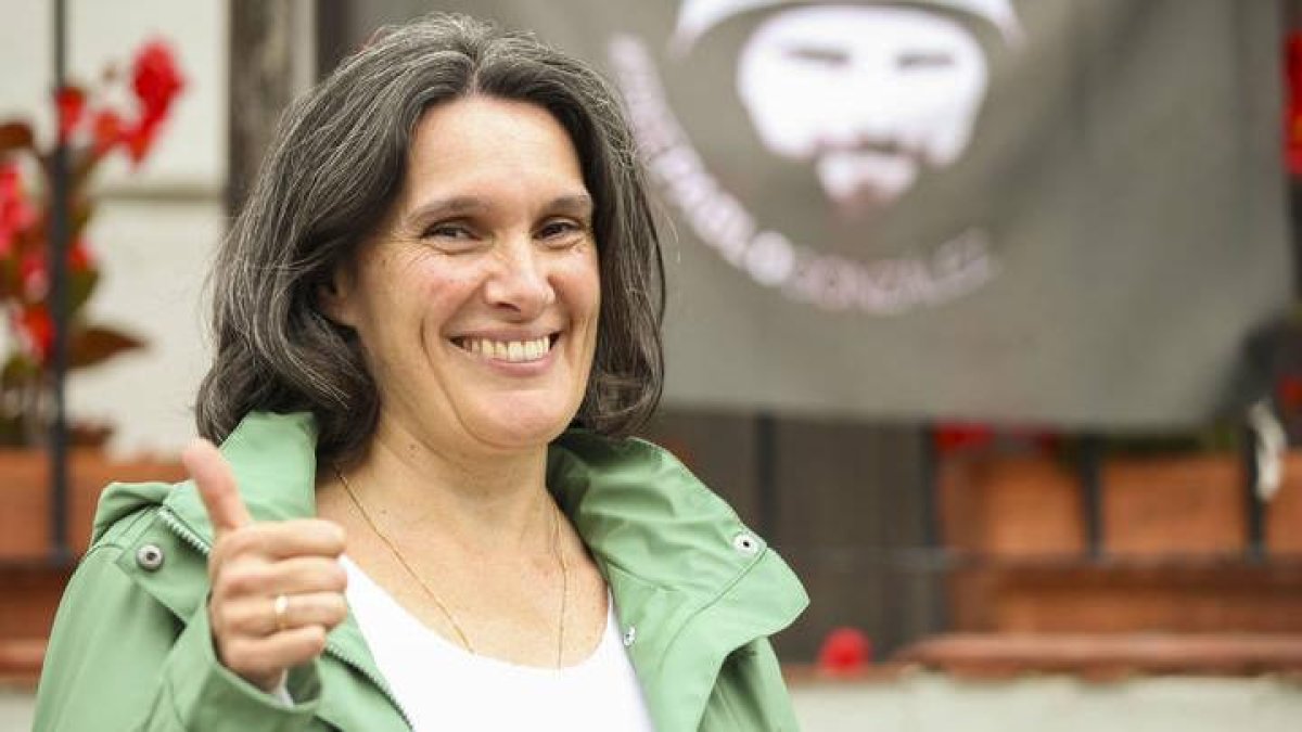 Oihana Goiriena, esposa del periodista vasco Pablo González.