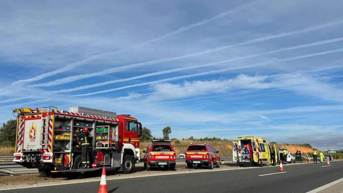 Imagen de archivo de los bomberos en Brazuelo