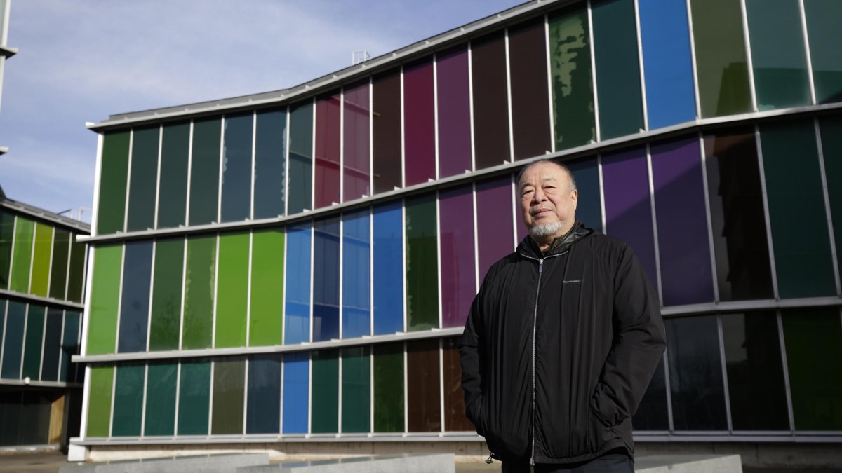 El artista Ai Weiwei en el Musac de León.