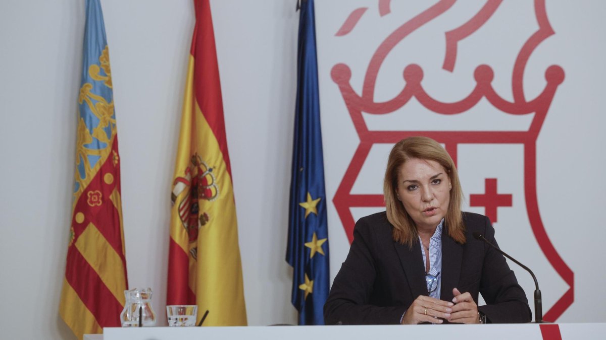 La hasta ahora vicepresidenta del Gobierno valenciano y consellera de Servicios Sociales, Igualdad y Vivienda, Susana Camarero. EFE/Kai Försterling