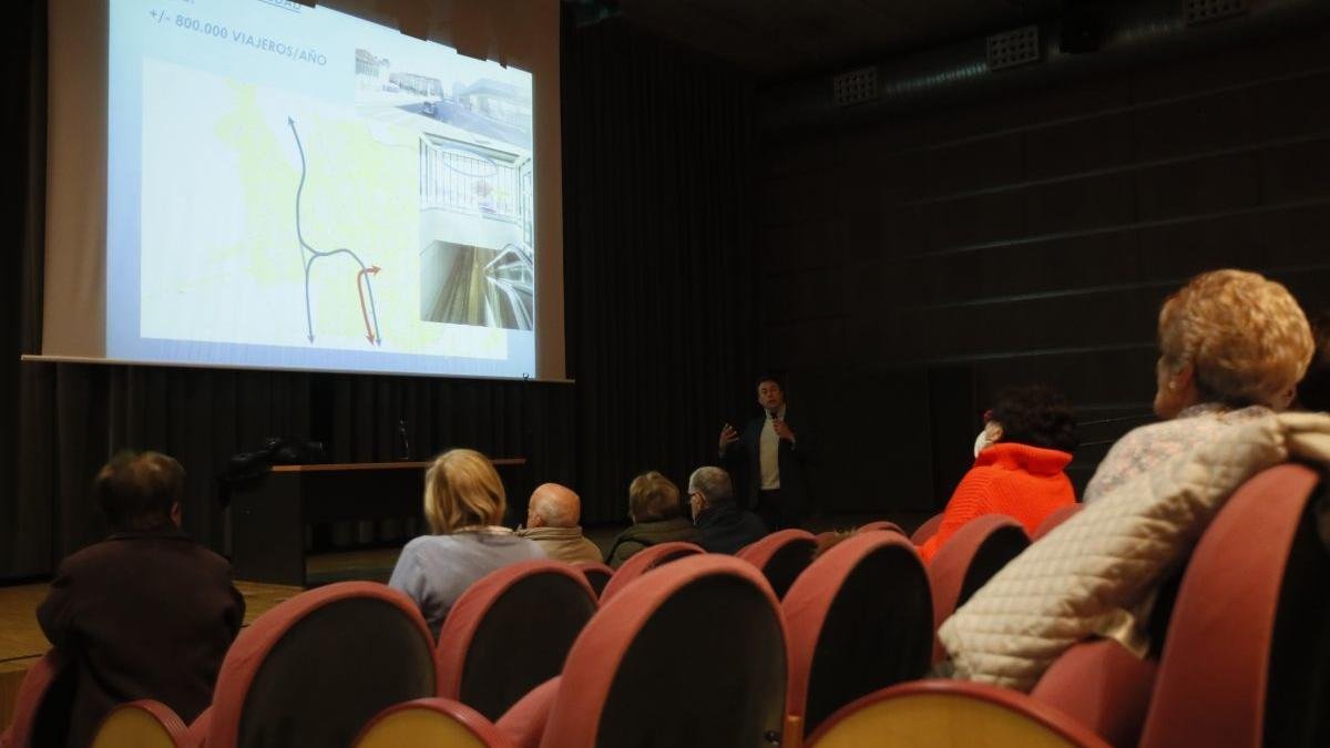 Un momento de la presentación del proyecto. Ángelopez