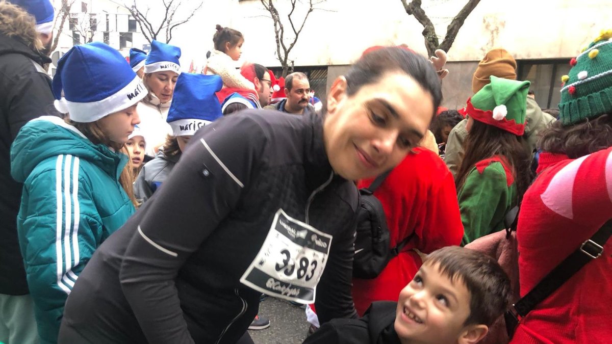 Participantes en la edición de la San Silvestre 2024