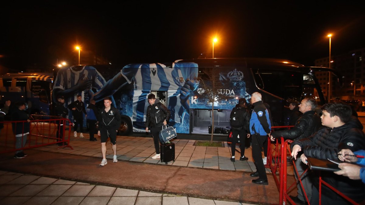 La Real Sociedad ya está en Ponferrada.