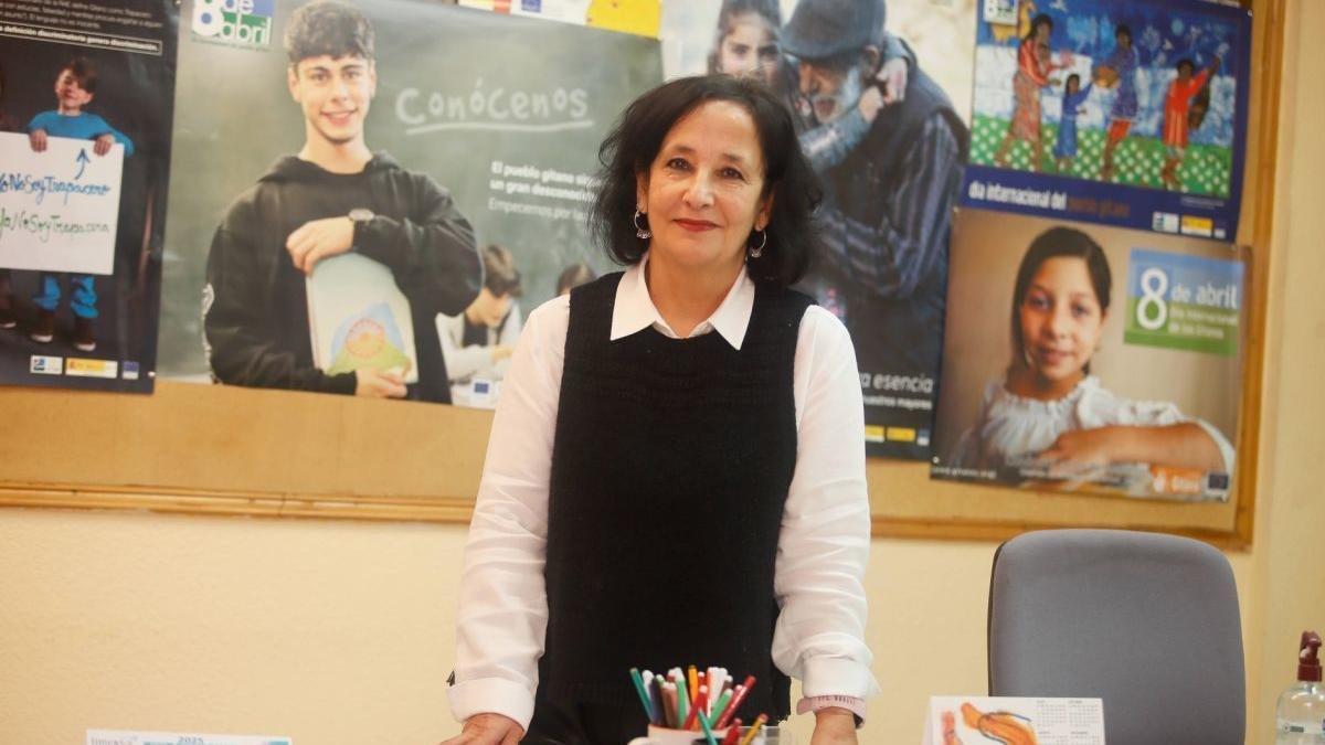 Irene Velado, en la Fundación Secretariado Gitano. ángelopez