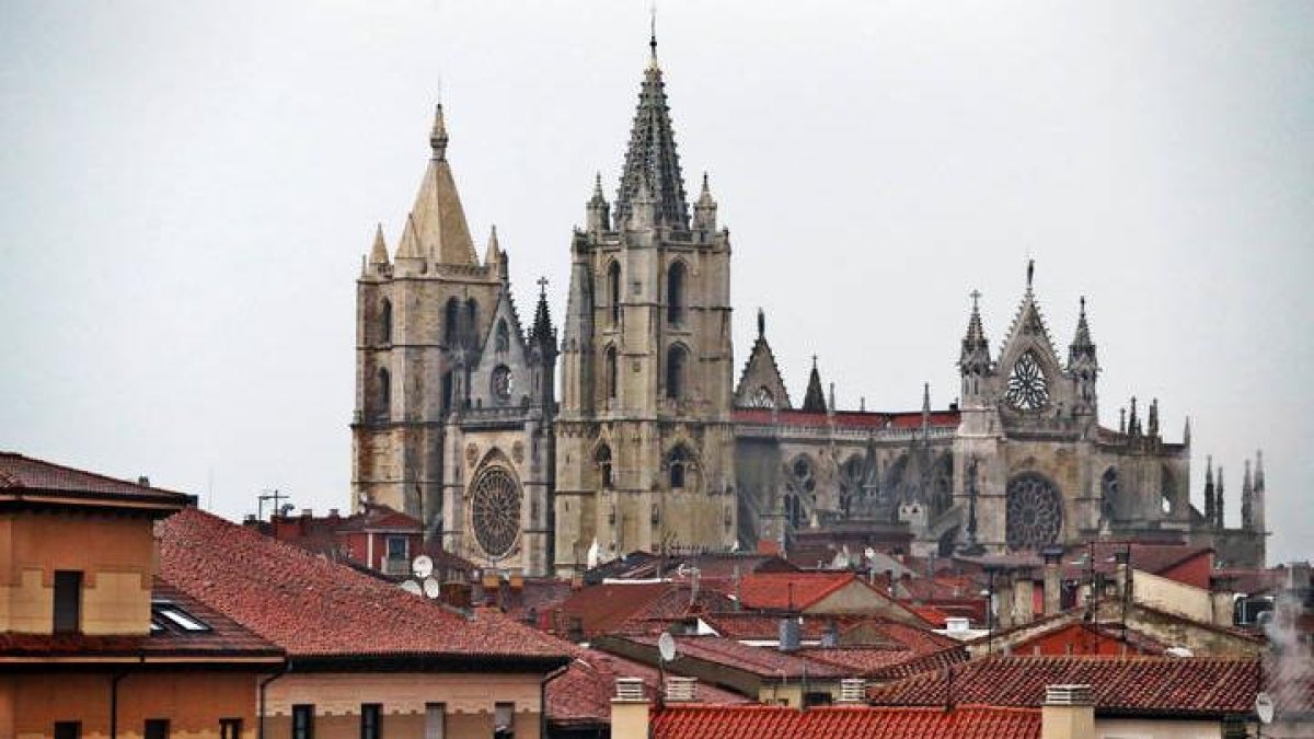 Vista de la ciudad de León