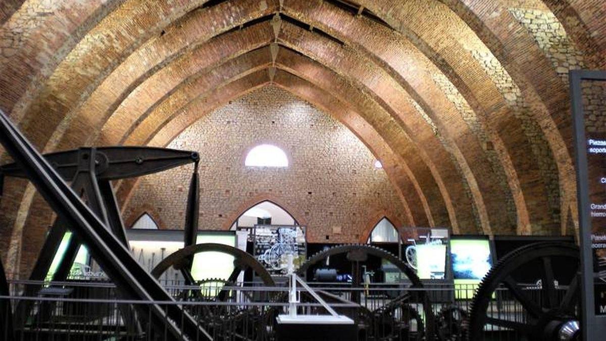 Interior del Museo de la Siderurgia de Sabero.