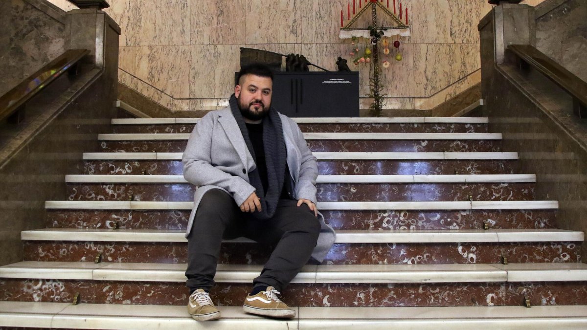 El director y productor de cine leonés Néstor López. ICAL