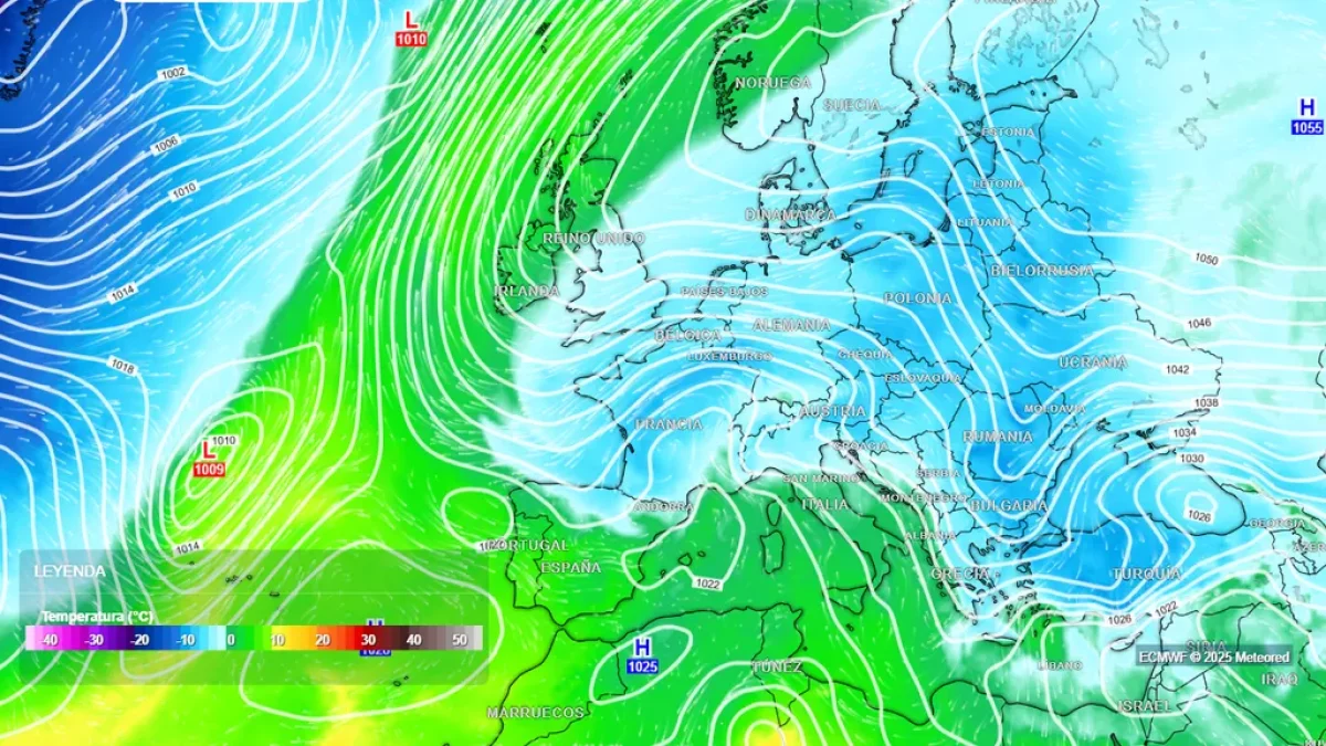 Previsión metereológica para el fin de semana.