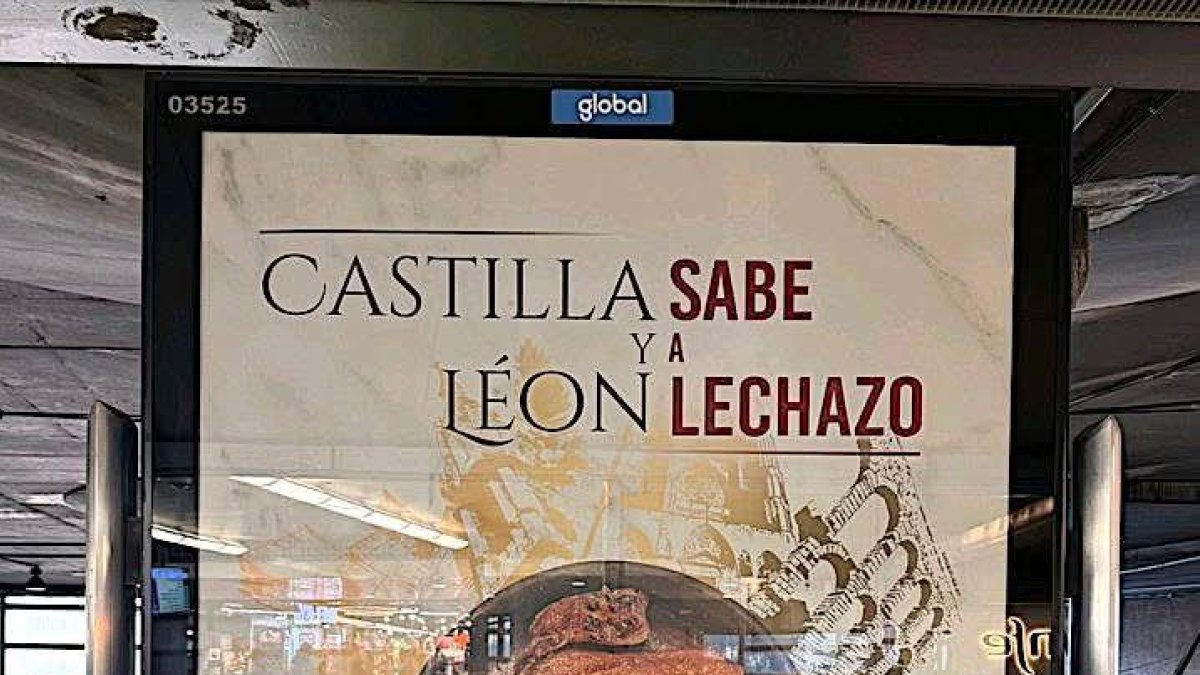 Cartel anunciado de la campaña sobre el lechazo de Castilla y 