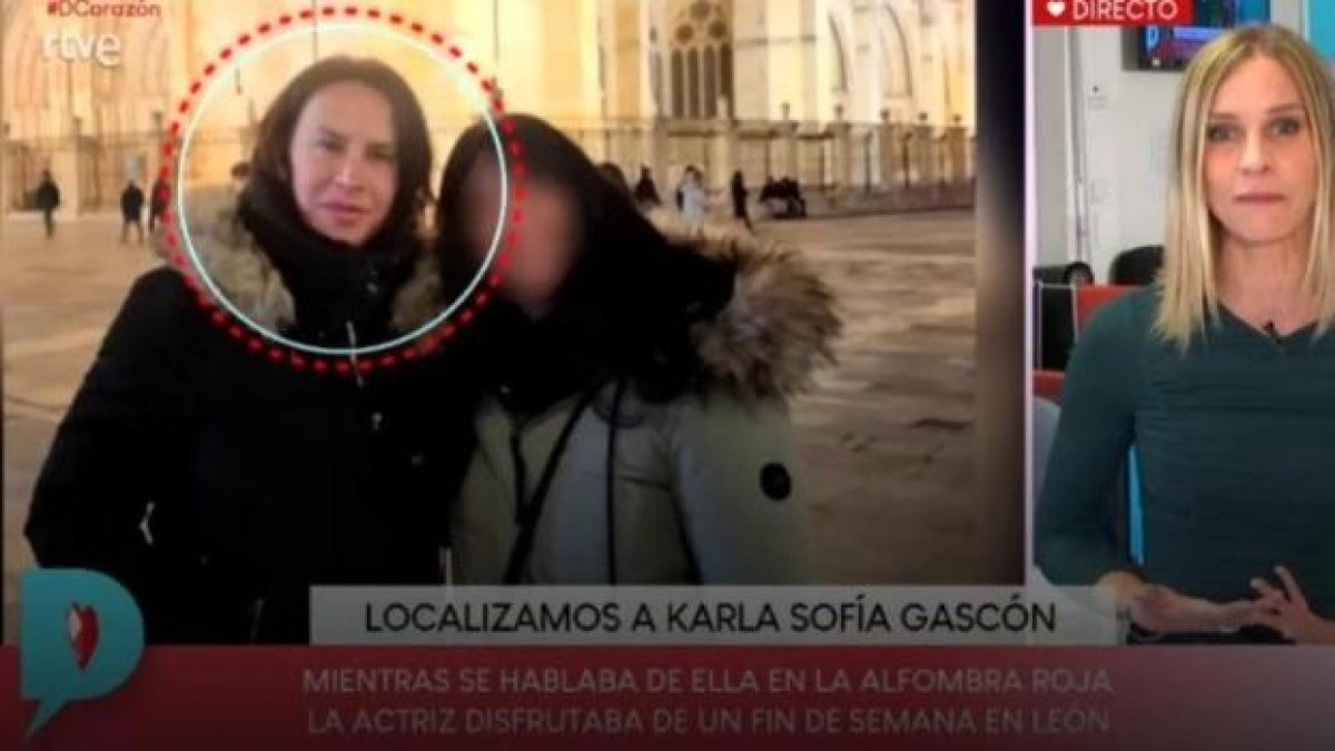 Karla Sofía Gascón, en León