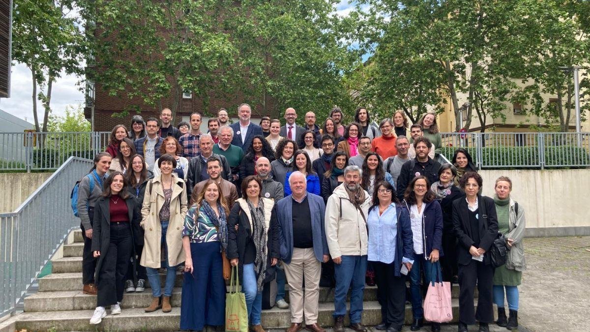 El grupo Humanidades en Común en una reunión en Vitoria-Gasteiz.