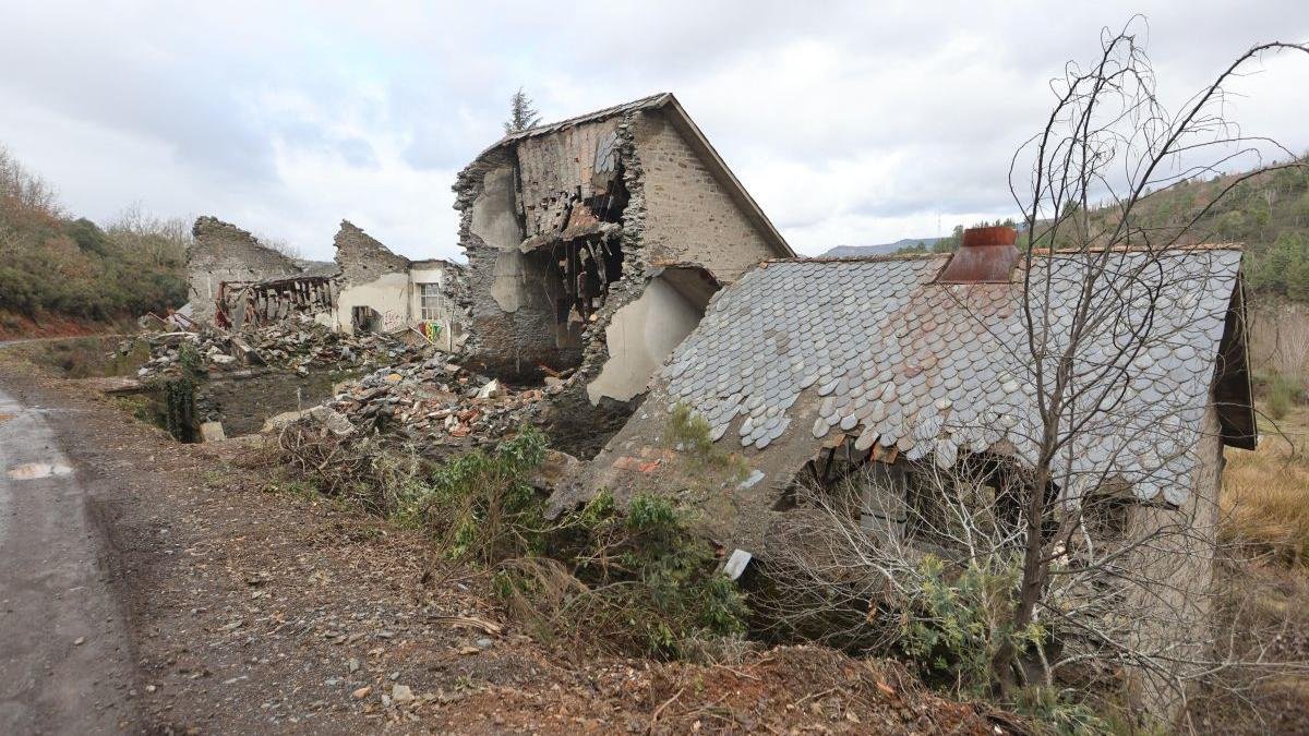 Parte de la explotación del Coto Wagner, muy cerca de la localidad de Calamocos. 