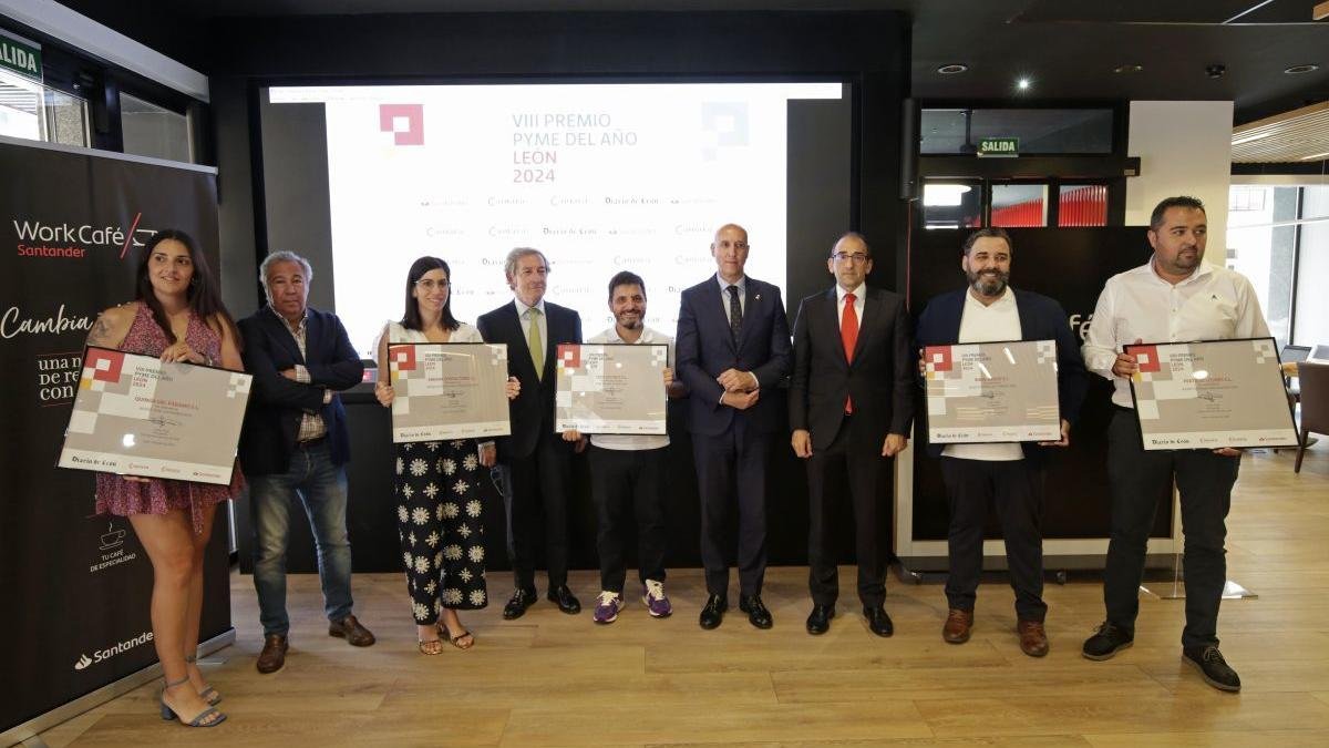 Entrega de los Premios Pyme del Año en León el año pasado.