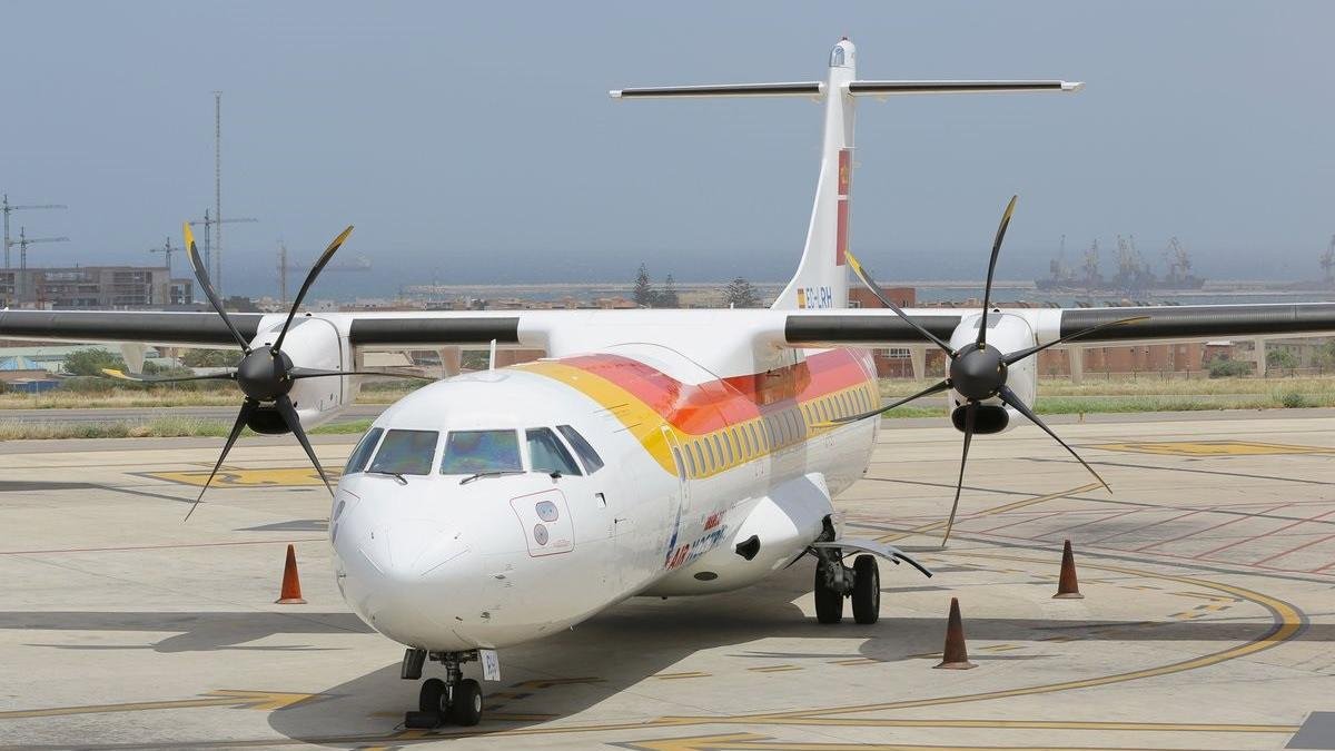Un avión de Air Nostrum.