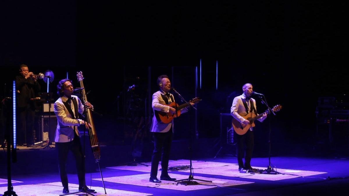 Café Quijano, ayer, en su concierto en el Auditorio.
