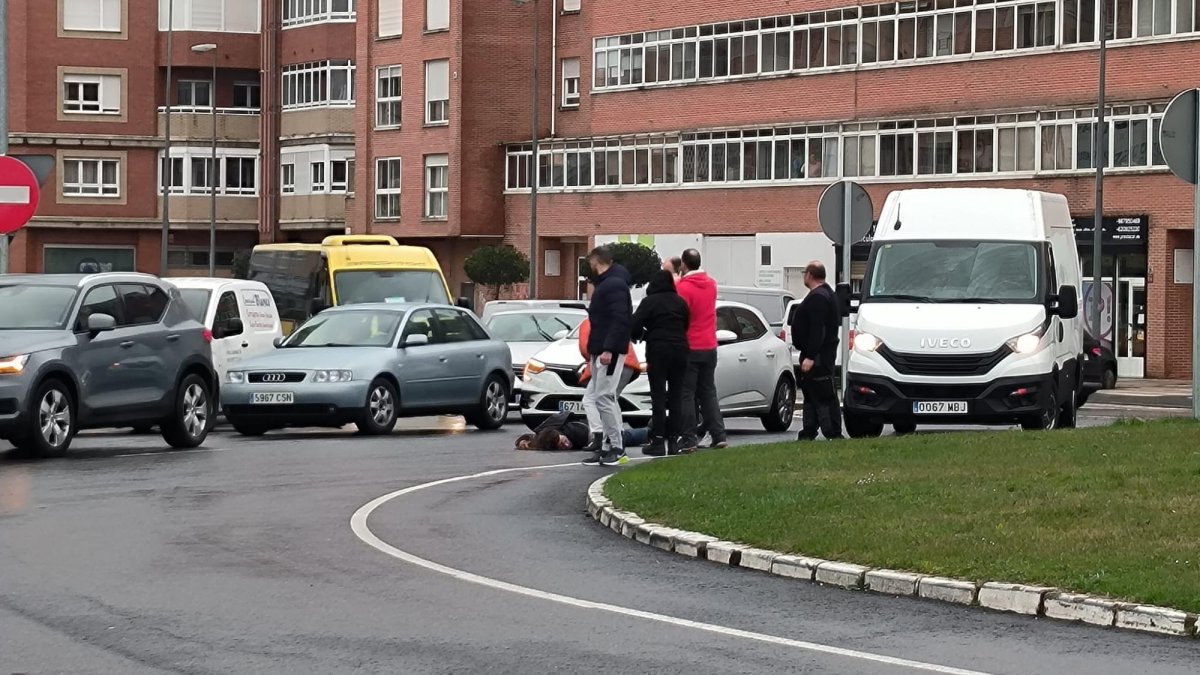 Uno de los atropellos tuvo lugar en la rotonda de San Juan de Dios de la capital.