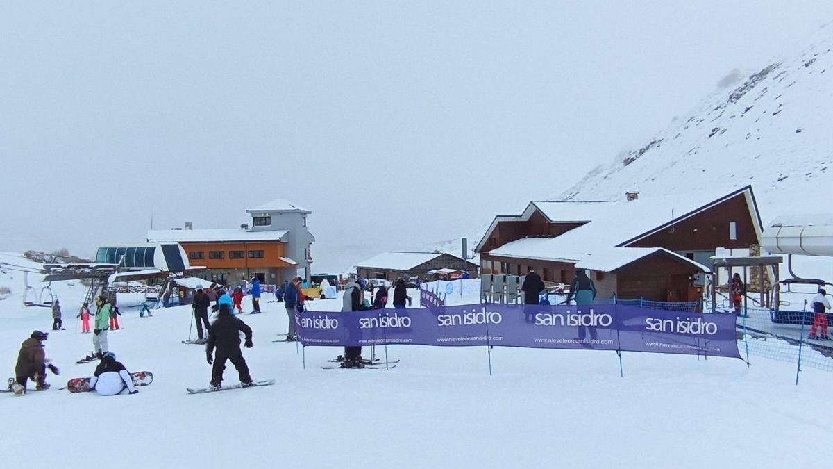 El domingo fue el día de la semana con mayor afluencia de esquiadores.