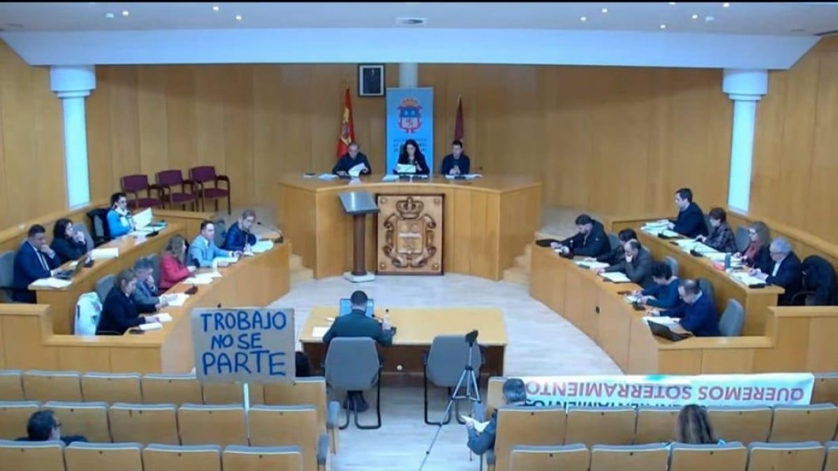 Pleno en el Ayuntamiento de San Andrés.
