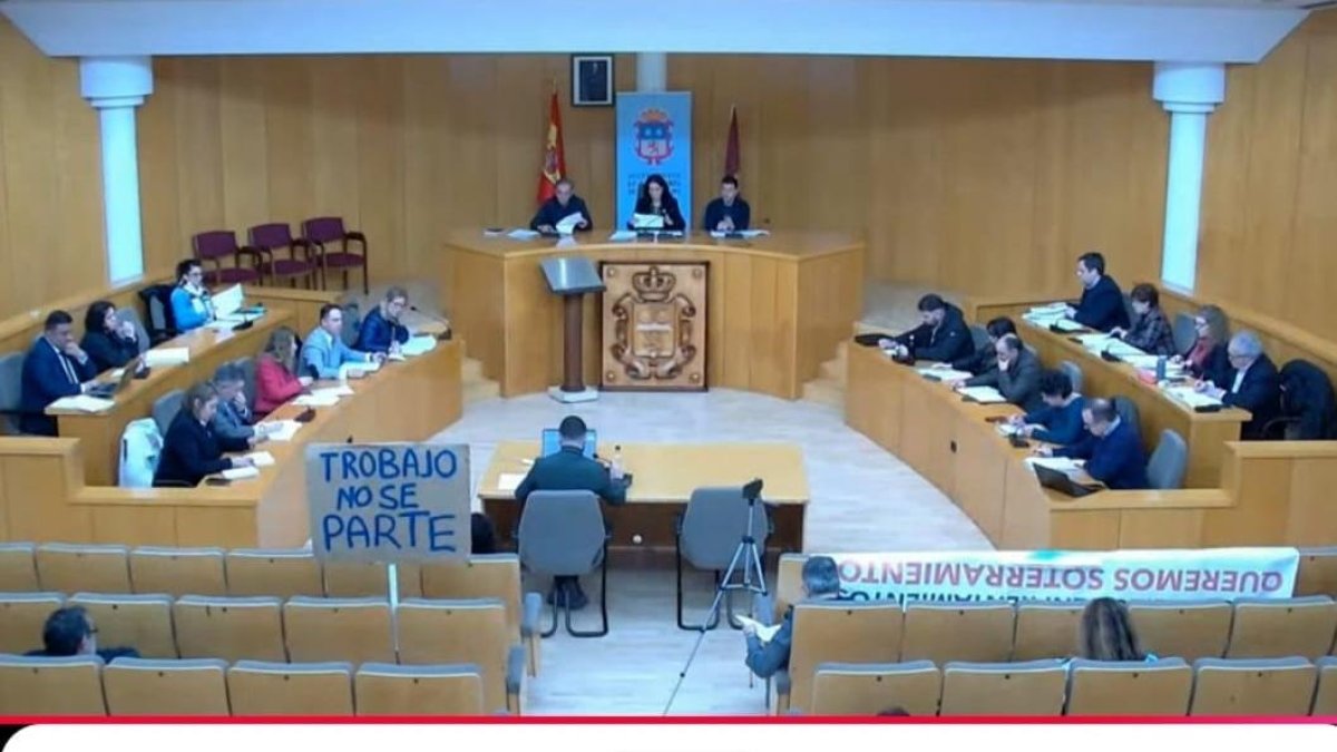 Pleno en el Ayuntamiento de San Andrés.