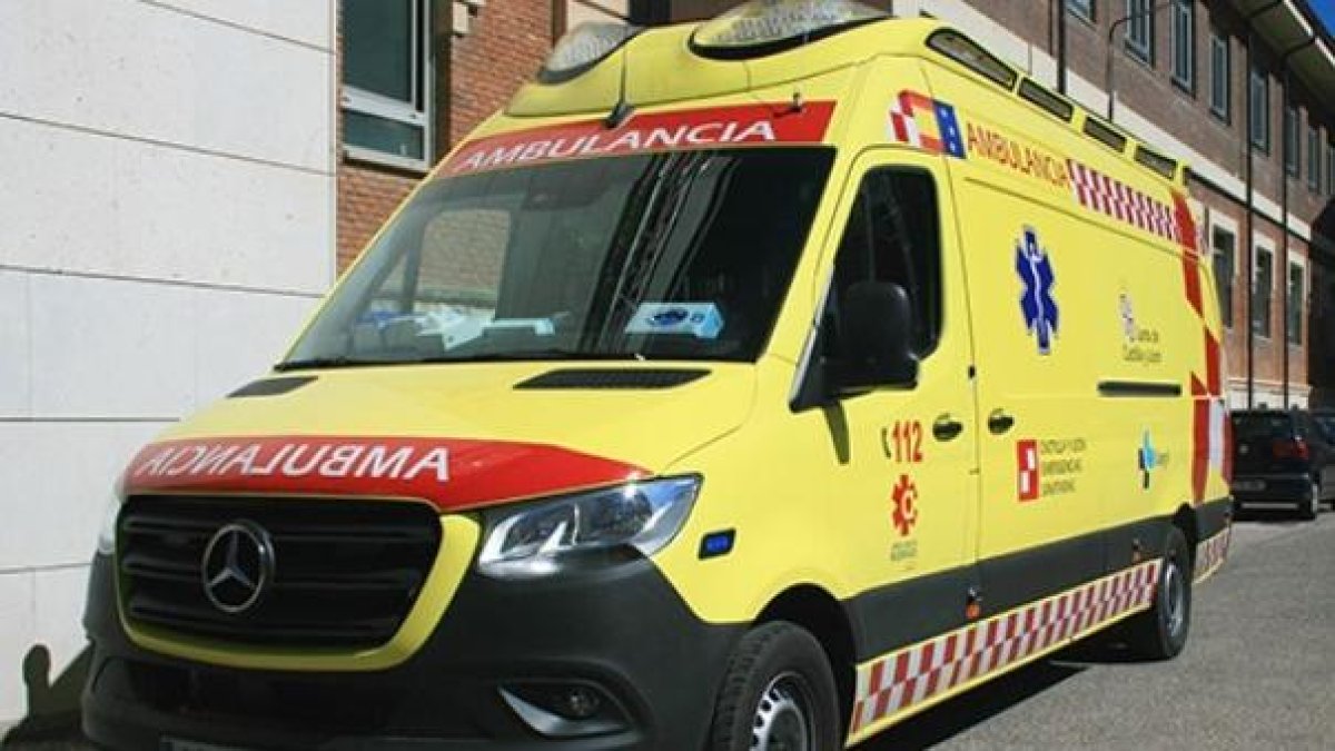 Una ambulancia del 112 de Castilla y León.