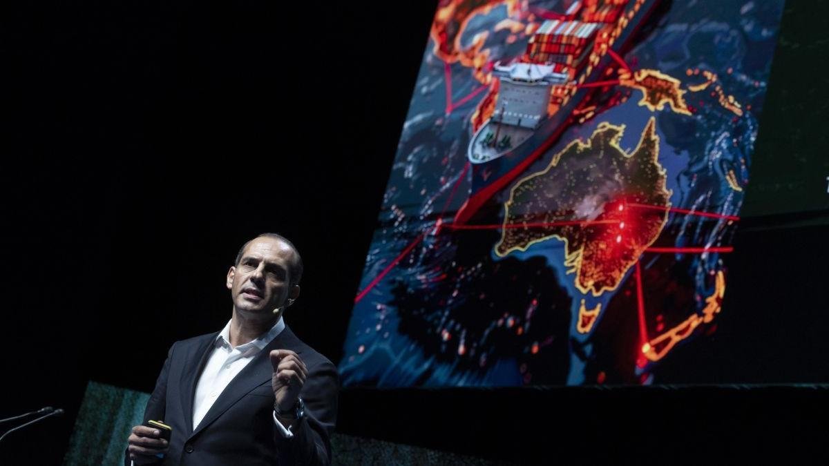 Juan Verde, ayer, en un congreso en San Sebastián.