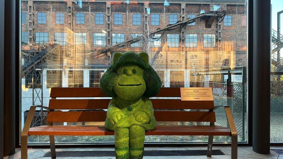 Exposición de Mafalda en la Térm,ica Cultural.