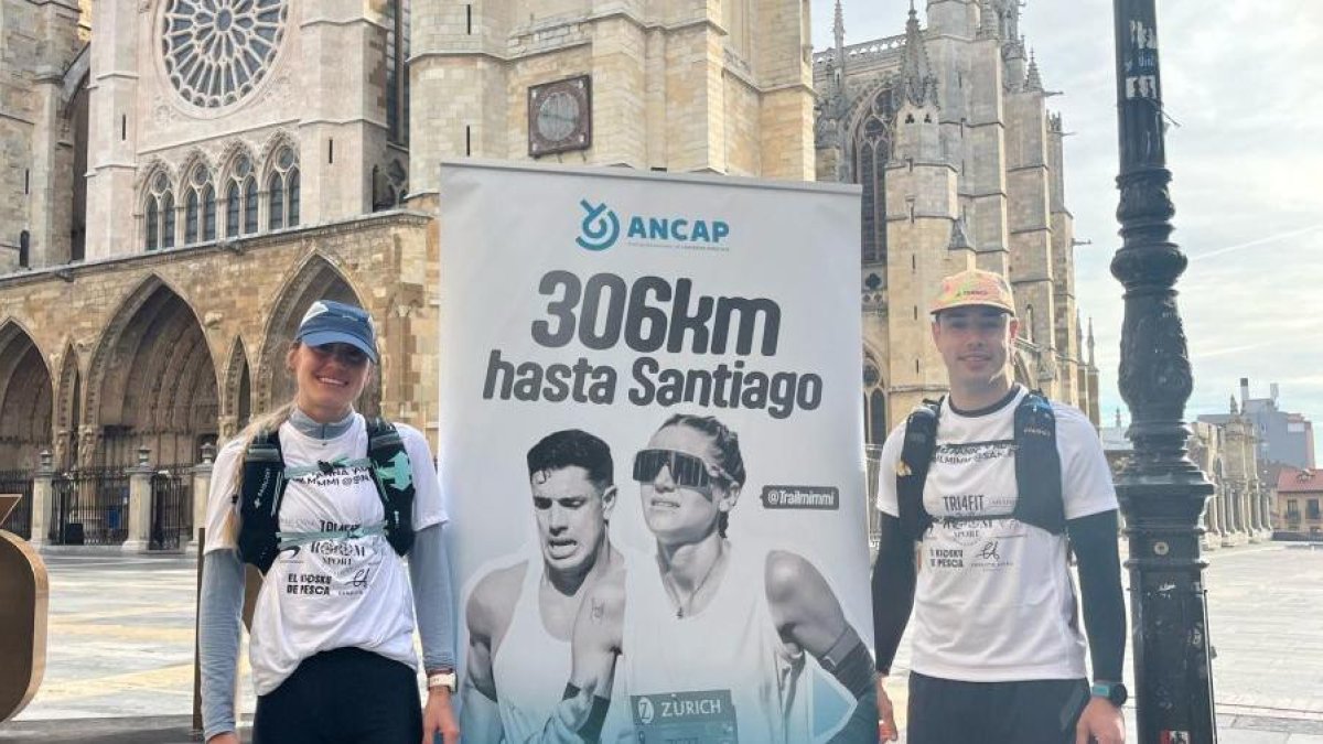Hanna Patramanska y Adrián San Emeterio en la Catedral.