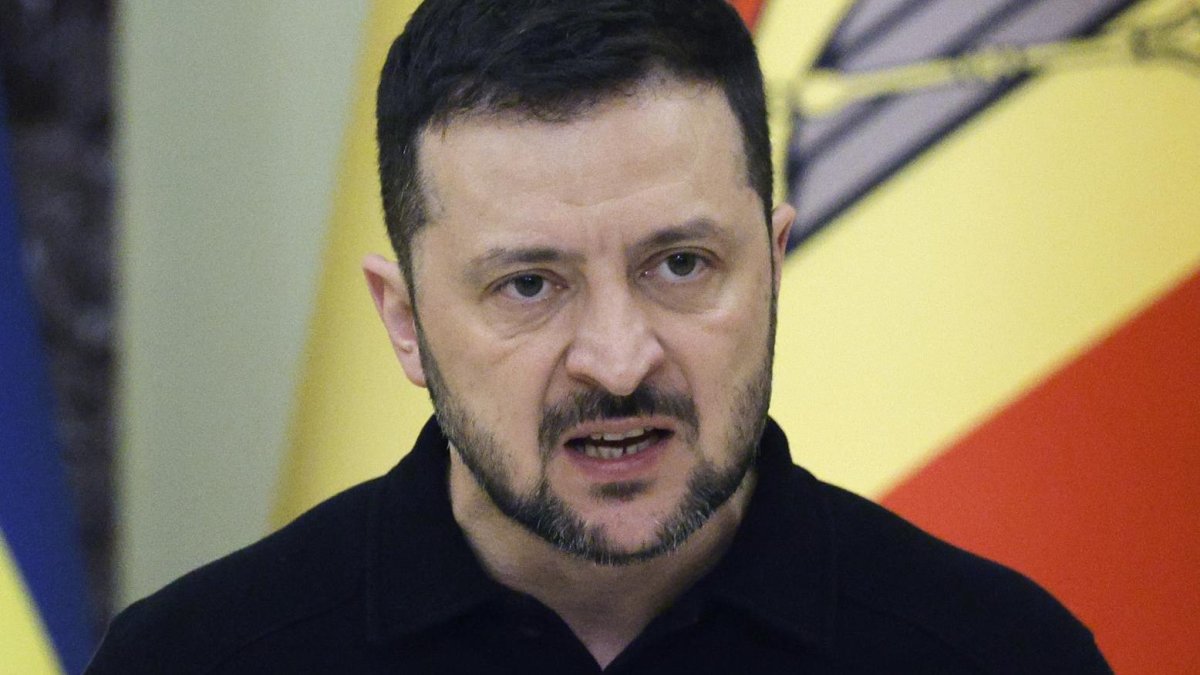Imagen de Archivo del presidente ucraniano, Volodímir Zelenski.
                      EFE/EPA/SERGEY DOLZHENKO