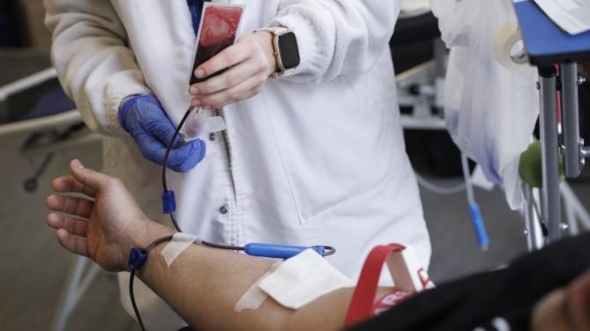 Donación especial de sangre en el Caule.